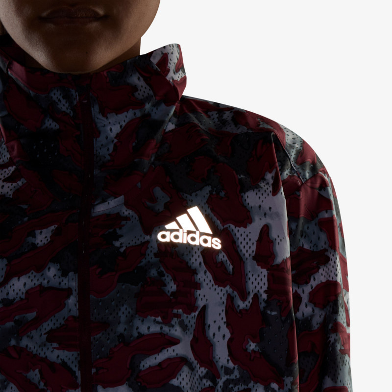 adidas Jacheta FAST GRAPHIC PRIMEBLUE