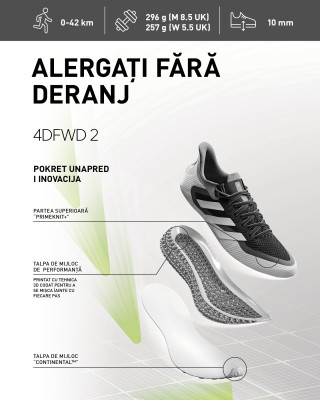 adidas Pantofi Sport ADIDAS 4DFWD 2 RUNNING SHOES<br /> 
