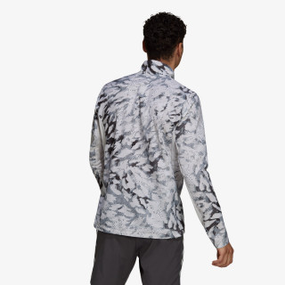 adidas Jacheta FAST GRAPHIC PRIMEBLUE
