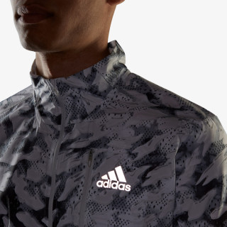 adidas Jacheta FAST GRAPHIC PRIMEBLUE