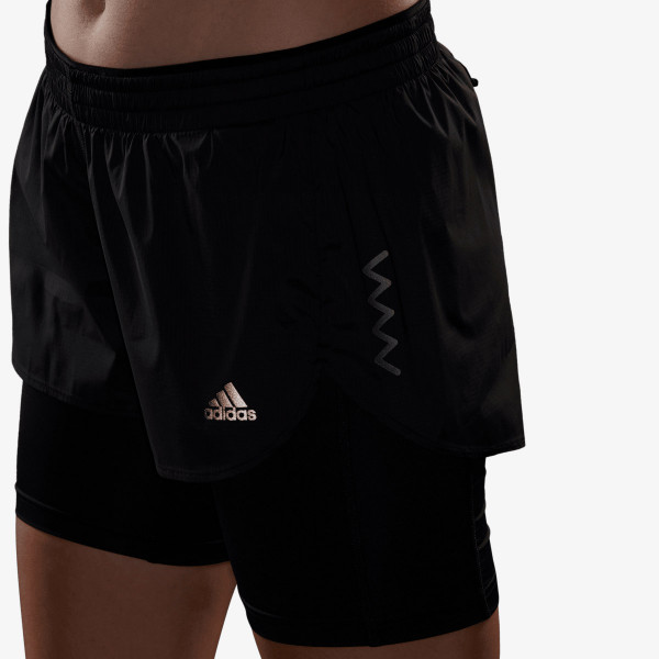 adidas Pantaloni scurti RUN FAST 2IN1 