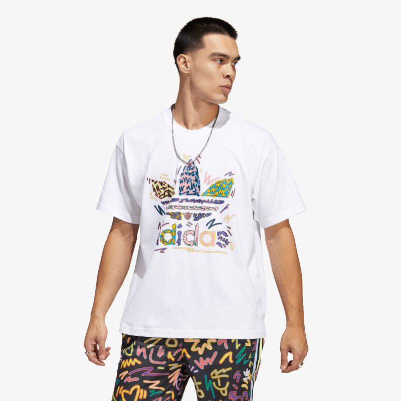 adidas Tricou Love Unites Trefoil 
