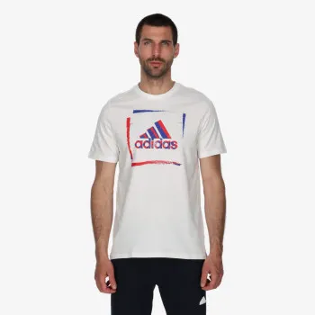 adidas Tricou TWO-TONE STENCIL SHORT SLEEVE GRAPHIC TEE 