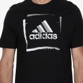 adidas Tricou TWO-TONE STENCIL SHORT SLEEVE GRAPHIC TEE 