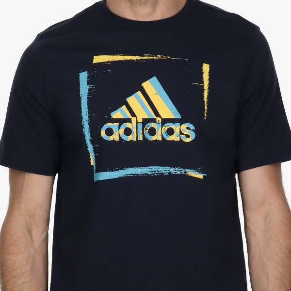 adidas Tricou TWO-TONE STENCIL SHORT SLEEVE GRAPHIC TEE<br /> 