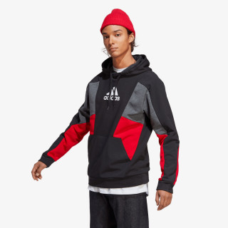 adidas Hanorac ESSENTIALS COLORBLOCK HOODED SWEATSHIRT 