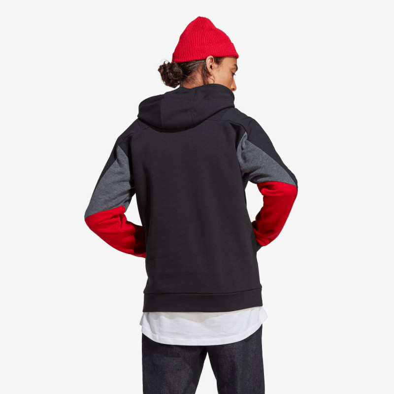 adidas Hanorac ESSENTIALS COLORBLOCK HOODED SWEATSHIRT 
