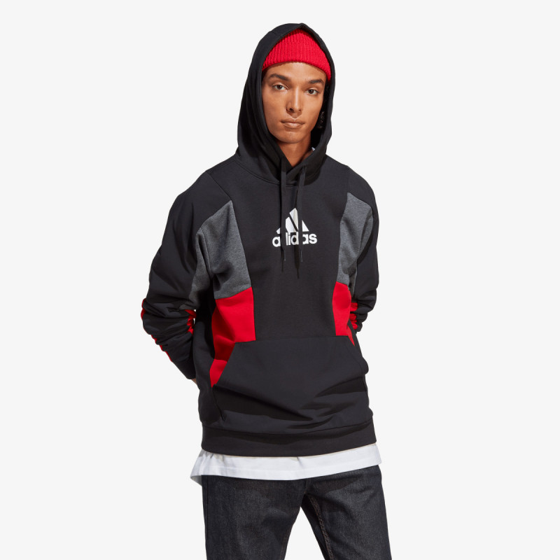 adidas Hanorac ESSENTIALS COLORBLOCK HOODED SWEATSHIRT 