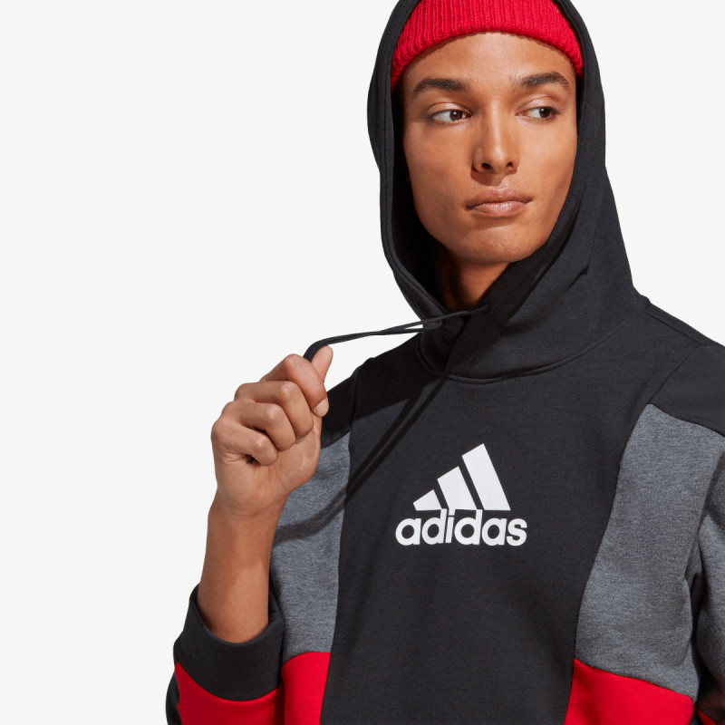 adidas Hanorac ESSENTIALS COLORBLOCK HOODED SWEATSHIRT 