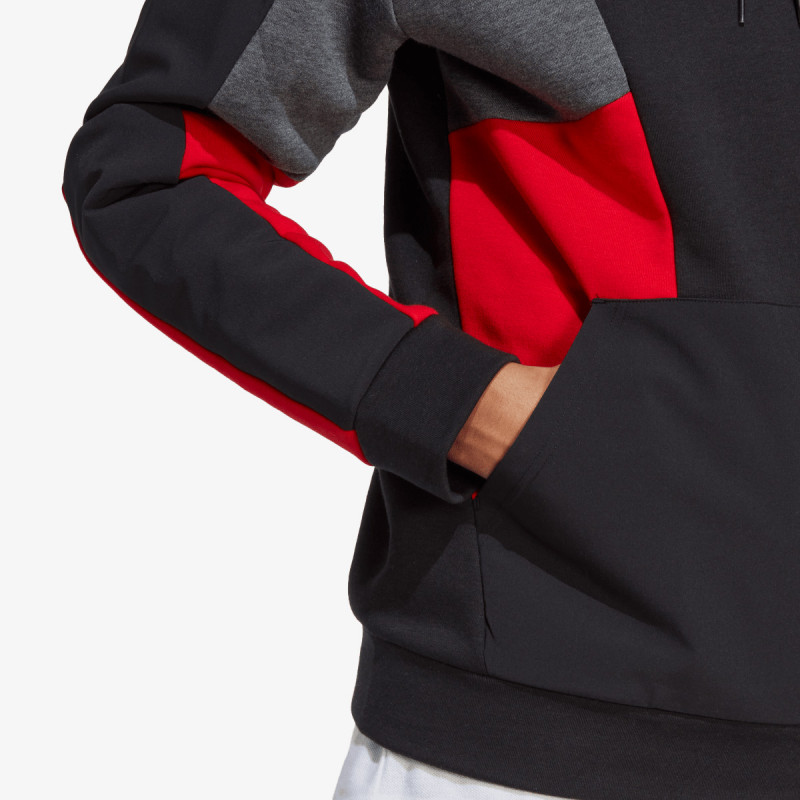adidas Hanorac ESSENTIALS COLORBLOCK HOODED SWEATSHIRT 