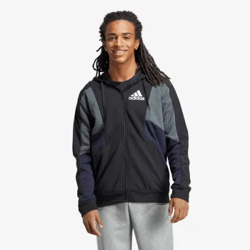 adidas Hanorac ESSENTIALS COLORBLOCK HOODED SWEATSHIRT 