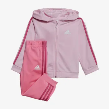 adidas Trening INFANT ESSENTIALS  SHINY HOODED TRACKSUIT 