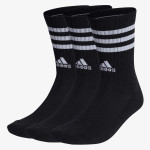 adidas Sosete 3-Stripes Cushioned Crew 