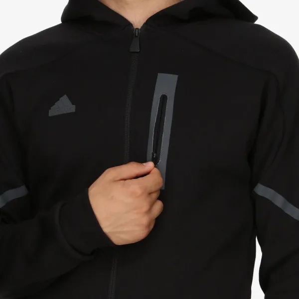 adidas Hanorac DESIGNED FOR GAMEDAY FULL-ZIP HOODIE 