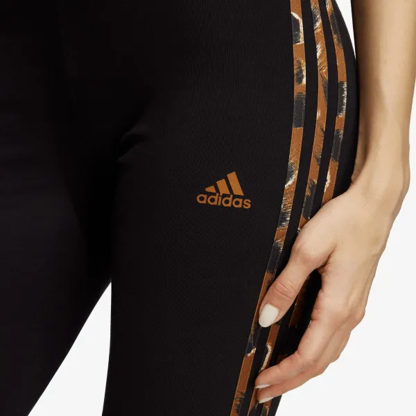 adidas Colanti ESSENTIAL 3-STRIPES ANIMAL PRINT LEGGINGS 