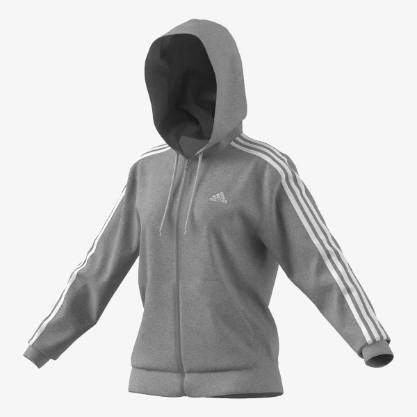 adidas Hanorac ESSENTIALS 3-STRIPES FRENCH TERRY REGULAR FULL-ZIP HOODIE 