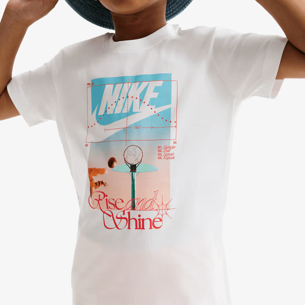Nike Tricou K NSW TEE RISE AND SHINE 