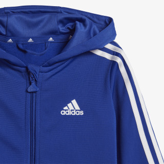 adidas Trening ESSENTIALS SHINY HOODED TRACK SUIT 