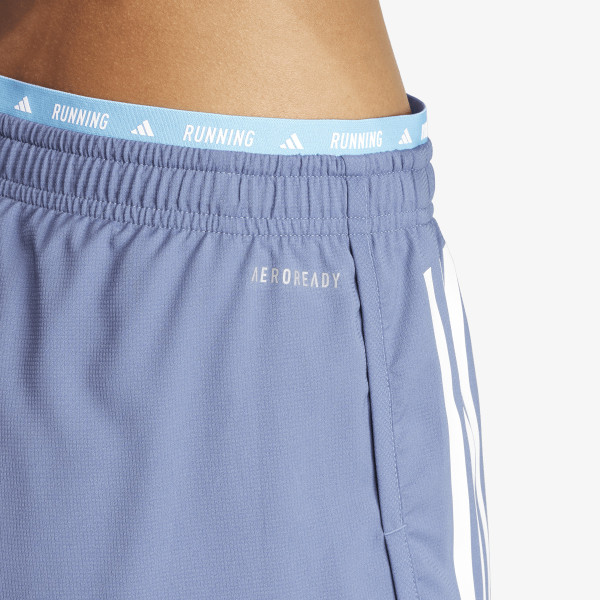 adidas Pantaloni scurti OWN THE RUN 3-STRIPES 2IN1 SHORT 