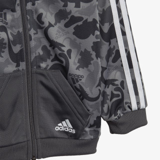 adidas Trening DINO CAMO ALLOVER PRINT SHINY POLYESTER TRACKSUIT 