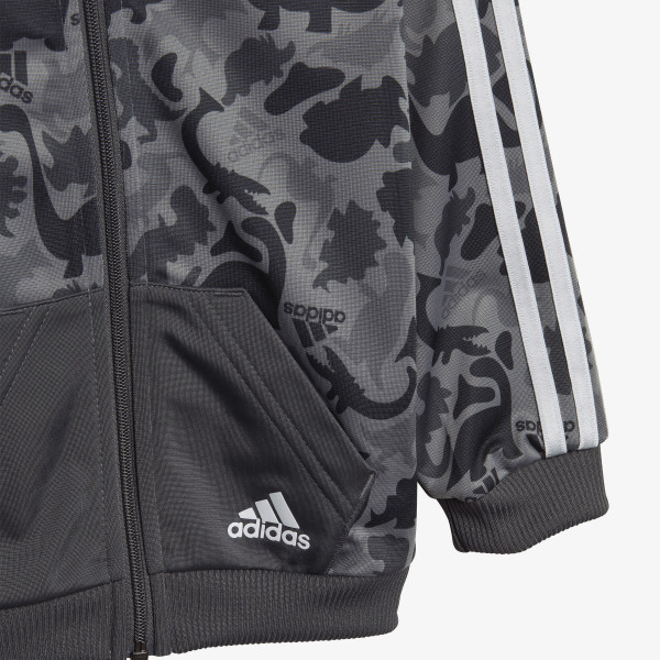 adidas Trening DINO CAMO ALLOVER PRINT SHINY POLYESTER TRACKSUIT 