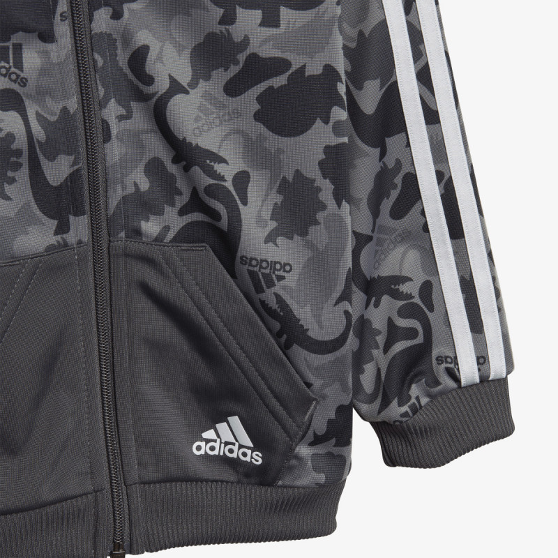adidas Trening DINO CAMO ALLOVER PRINT SHINY POLYESTER TRACKSUIT 