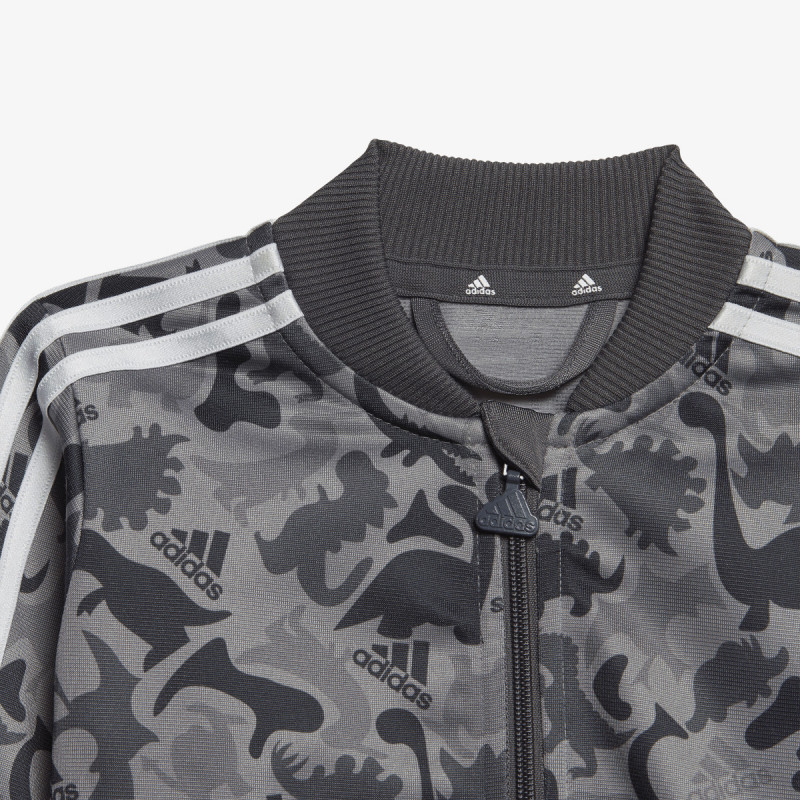 adidas Trening DINO CAMO ALLOVER PRINT SHINY POLYESTER TRACKSUIT 
