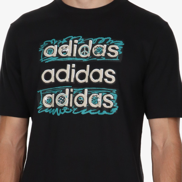 adidas Tricou SPORTSWEAR DREAM DOODLE MULTI TEE 