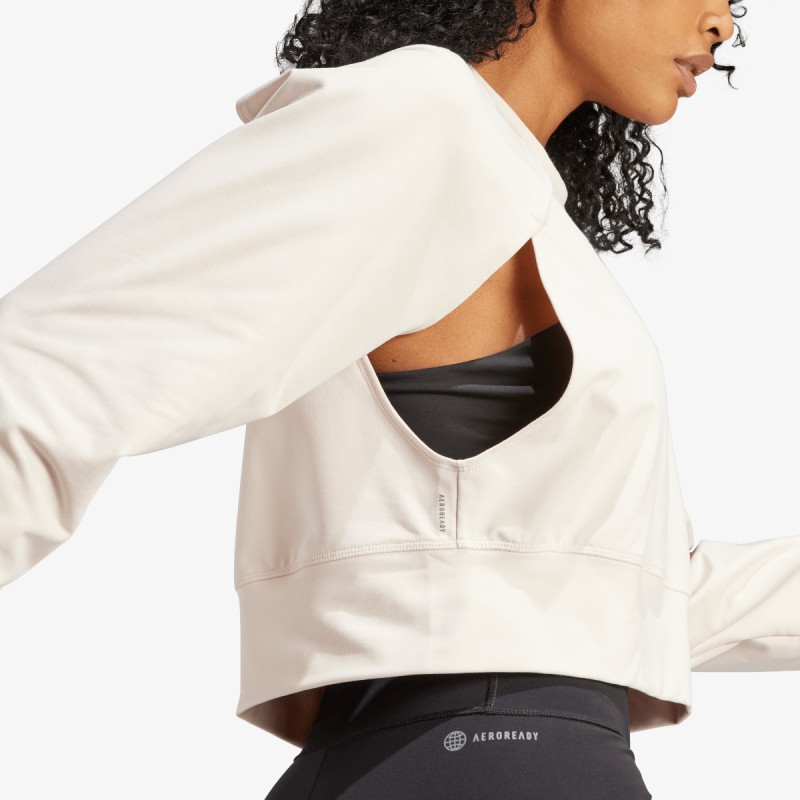 adidas Tricou maneca lunga AEROREADY SWEATSHIRT 