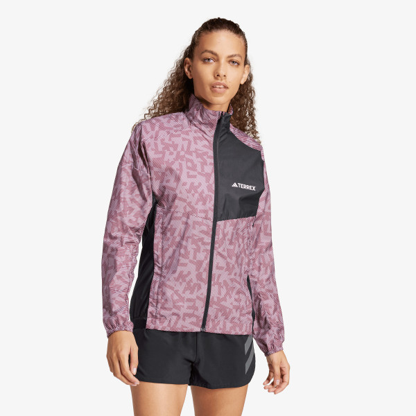 adidas Geaca de ploaie TERREX TRAIL RUNNING PRINTED WINDBREAKER 