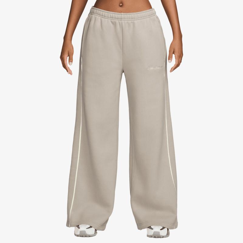 Nike Pantaloni de trening W NK STDO FLC MW MR SCALLOP WL 