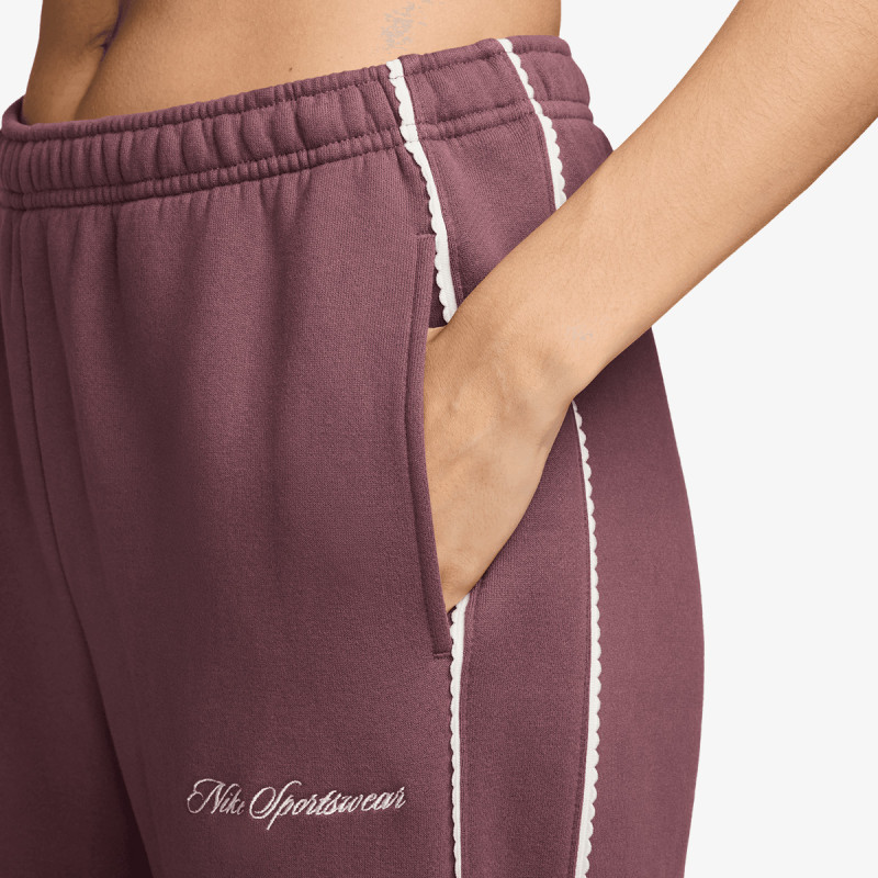 Nike Pantaloni de trening W NK STDO FLC MW MR SCALLOP WL 
