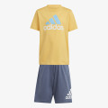 adidas Tricou si pantaloni scurti Little Kids Essentials Logo and Short Set 