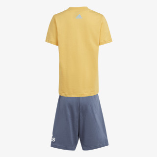 adidas Tricou si pantaloni scurti Little Kids Essentials Logo and Short Set 