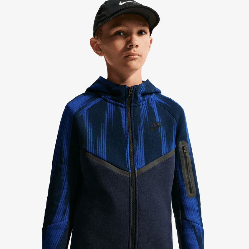 Nike Hanorac B NSW TCH FLC FZ AOP 