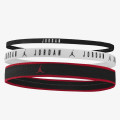 Nike Banda de cap JORDAN ELASTIC MIXED WIDTH 3 PK BLACK/WH 