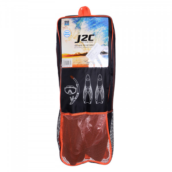 J2C Masca de inotat si inotatoare SET MASK, SNORKEL AND FINS 