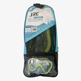 J2C Masca de inotat si inotatoare SET MASK, SNORKEL AND FINS 