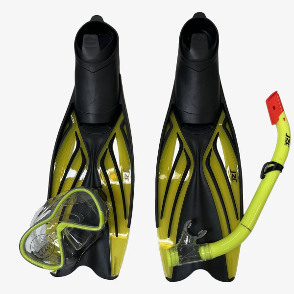 J2C Masca de inotat si inotatoare SET MASK, SNORKEL AND FINS 