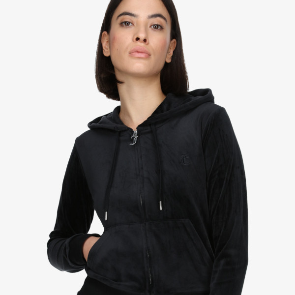 Juicy Couture Pantaloni de trening CREAM CLASSIC VELOUR ROBERTSON HOODIE 