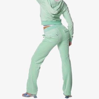 Juicy Couture Pantaloni de trening STRAIGHT LEG TRACK PANT WITH POCKET 