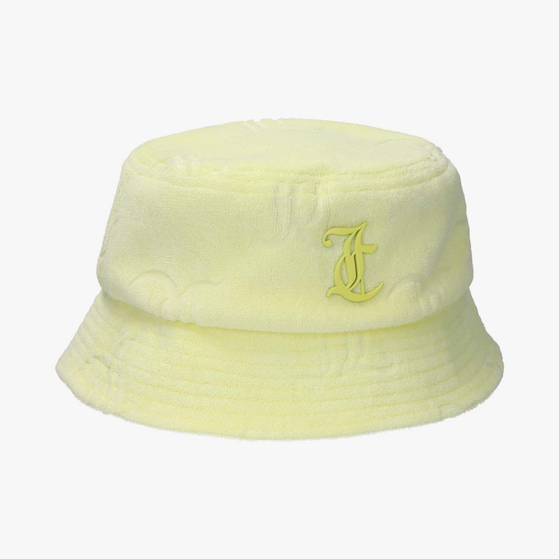 Juicy Couture Palarie ELEANNA MONOGRAM TOWELLING BUCKET HAT 