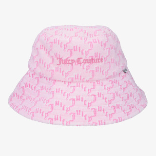 Juicy Couture Palarie TOWELLING LONG BRIM BUCKET HAT 