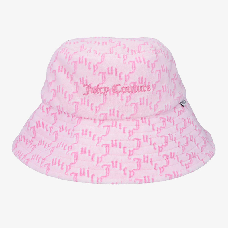 Juicy Couture Palarie TOWELLING LONG BRIM BUCKET HAT 