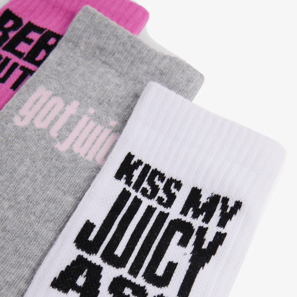 Juicy Couture Sosete SLOGAN SOCKS 