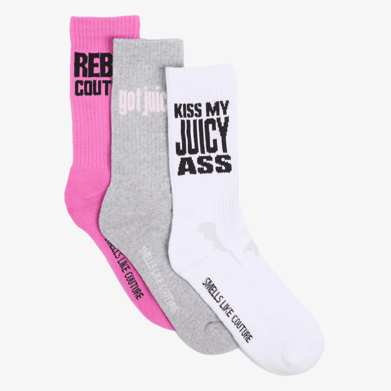 Juicy Couture Sosete SLOGAN SOCKS 