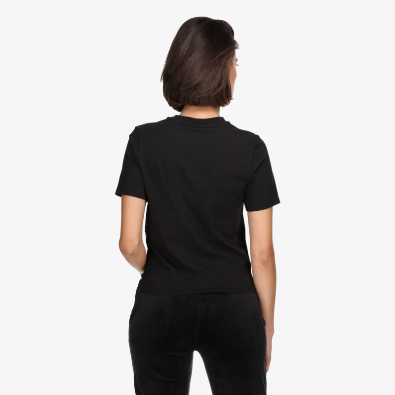 Juicy Couture Tricou BLACK ARCHED DIAMANTE GIRLFRIEND TEE 