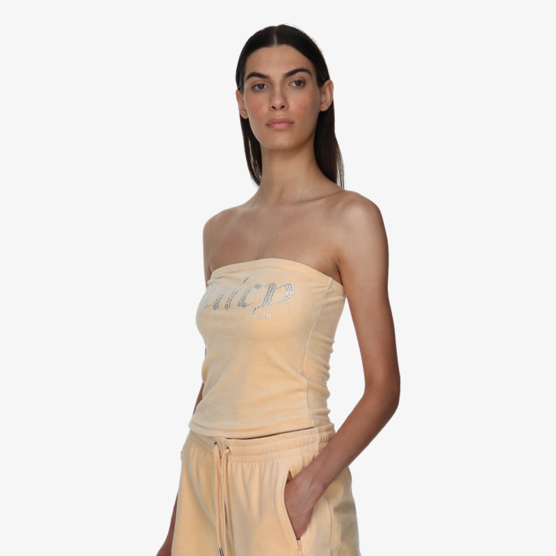 Juicy Couture Top VELOUR BANDEAU BOOB TUBE 