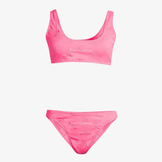 Juicy Couture Costum baie (2 piese) JASMINE JACQUARD TOWELLING BIKINI 