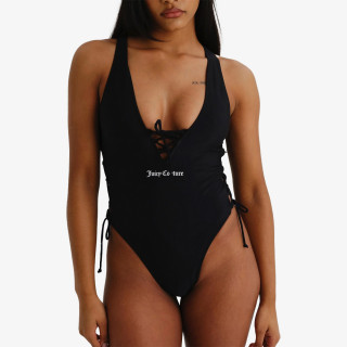 Juicy Couture Costum baie (intreg) ONE PIECE SWIMSUIT WITH LATTICE DETAIL 